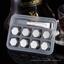 Reusable Whiskey Stones Chillers Wine Ice Cube Stainless Steel